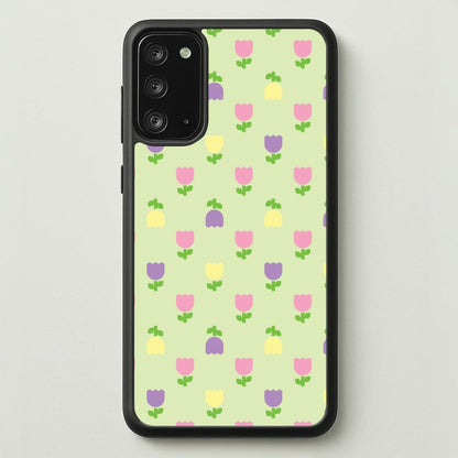 Pastel Tulips Pattern  - Easter Phone Case for Galaxy Note 20