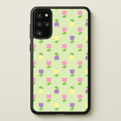 Pastel Tulips Pattern  - Easter Phone Case for Galaxy S20 Plus