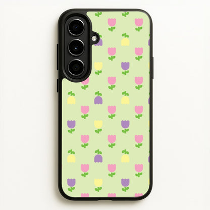 Pastel Tulips Pattern  - Easter Phone Case for Galaxy A56