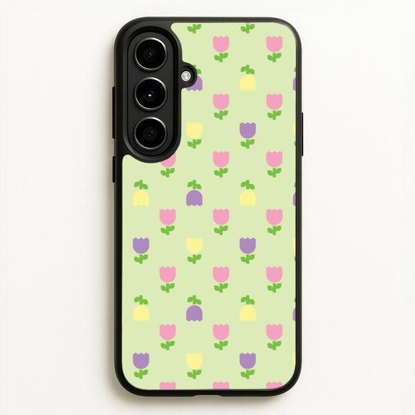 Pastel Tulips Pattern  - Easter Phone Case for Galaxy A56