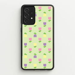 Pastel Tulips Pattern  - Easter Phone Case for Galaxy A52 / A52s