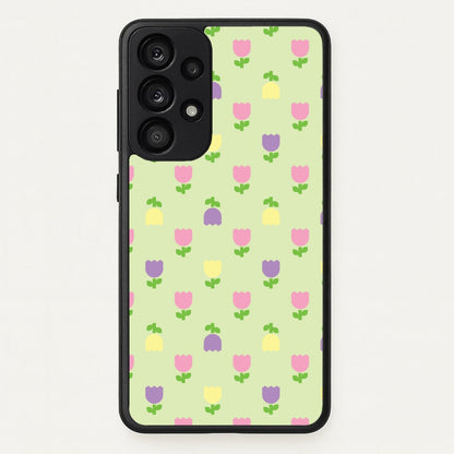 Pastel Tulips Pattern  - Easter Phone Case for Galaxy A53