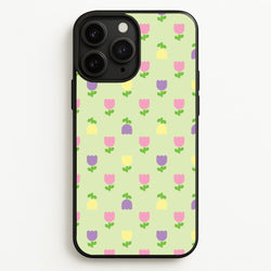 Pastel Tulips Pattern  - Easter Phone Case for iPhone 11 Pro Max