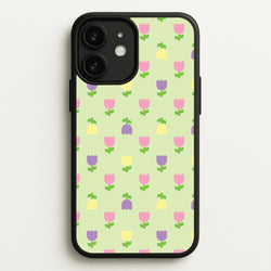 Pastel Tulips Pattern  - Easter Phone Case for iPhone 11