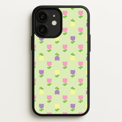 Pastel Tulips Pattern  - Easter Phone Case for iPhone 11