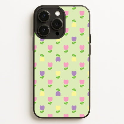 Pastel Tulips Pattern  - Easter Phone Case for iPhone 12 Pro Max