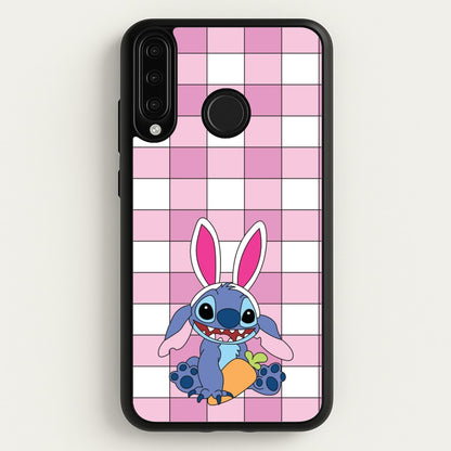 Easter Bunny Blue Alien  - Easter Phone Case for Huawei P30 Lite