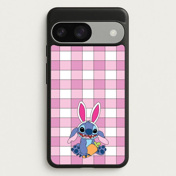 Easter Bunny Blue Alien  - Easter Phone Case for Google Pixel 9 / 9 Pro