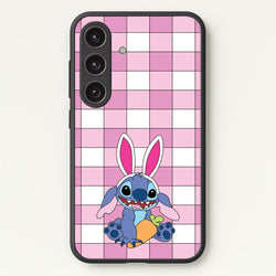 Easter Bunny Blue Alien  - Easter Phone Case for Galaxy S24 Plus