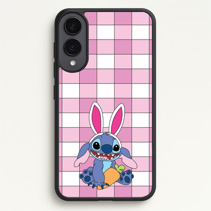 Easter Bunny Blue Alien  - Easter Phone Case for Galaxy S25 Edge