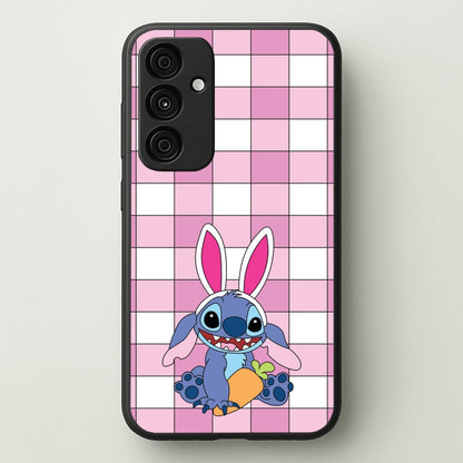 Easter Bunny Blue Alien  - Easter Phone Case for Galaxy A35