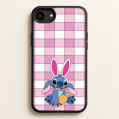 Easter Bunny Blue Alien  - Easter Phone Case for iPhone 6 / 7 / 8 / SE