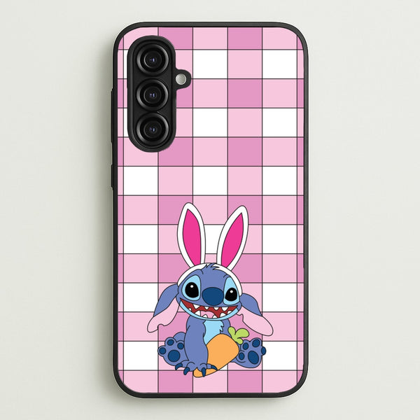 Easter Bunny Blue Alien  - Easter Phone Case for Galaxy A16
