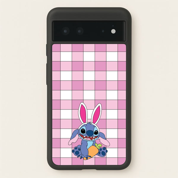 Easter Bunny Blue Alien  - Easter Phone Case for Google Pixel 6