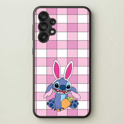 Easter Bunny Blue Alien  - Easter Phone Case for Galaxy A13