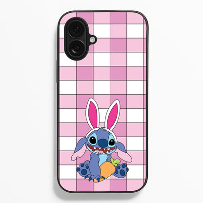 Easter Bunny Blue Alien  - Easter Phone Case for iPhone 16 Plus