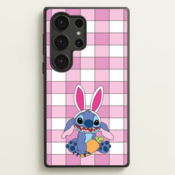 Easter Bunny Blue Alien  - Easter Phone Case for Galaxy S25 Ultra