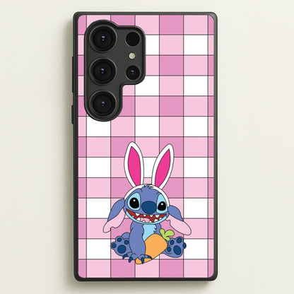 Easter Bunny Blue Alien  - Easter Phone Case for Galaxy S25 Ultra