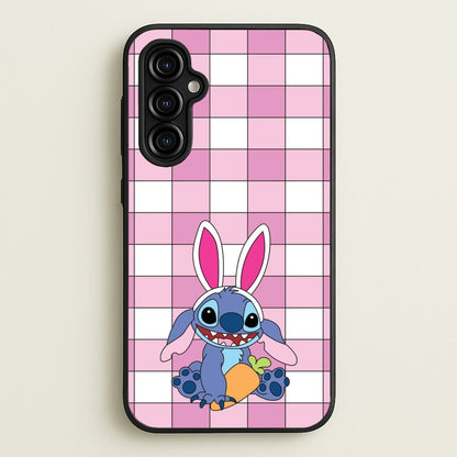 Easter Bunny Blue Alien  - Easter Phone Case for Galaxy A54