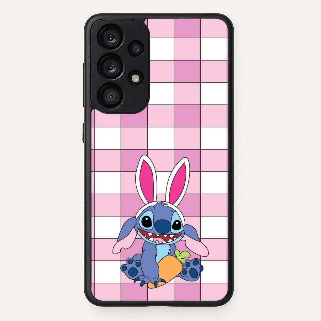 Easter Bunny Blue Alien  - Easter Phone Case for Galaxy A53