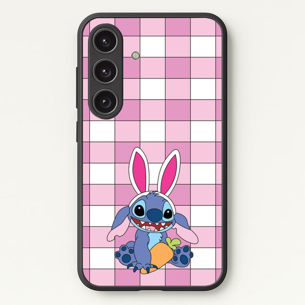 Easter Bunny Blue Alien  - Easter Phone Case for Galaxy S24