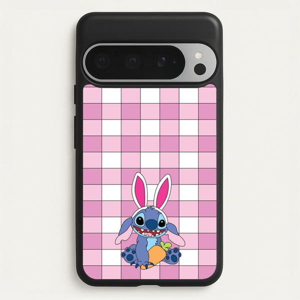 Easter Bunny Blue Alien  - Easter Phone Case for Google Pixel 9 Pro XL