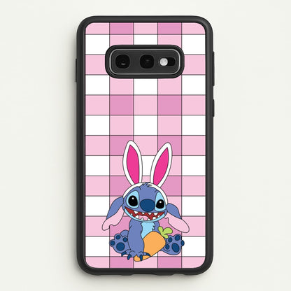 Easter Bunny Blue Alien  - Easter Phone Case for Galaxy S10e