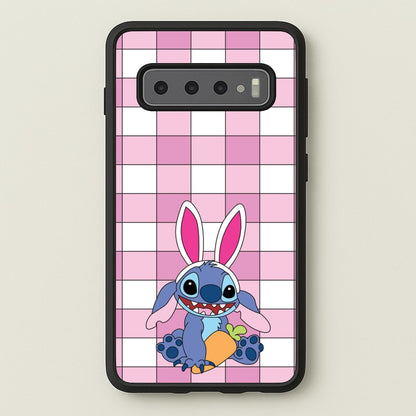 Easter Bunny Blue Alien  - Easter Phone Case for Galaxy S10