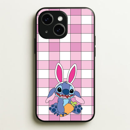 Easter Bunny Blue Alien  - Easter Phone Case for iPhone 14 Plus