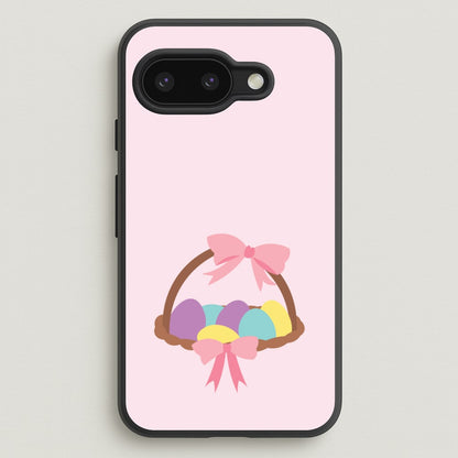 Pink Easter Basket  - Easter Phone Case for Google Pixel 9a