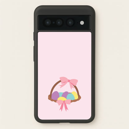 Pink Easter Basket  - Easter Phone Case for Google Pixel 7 Pro