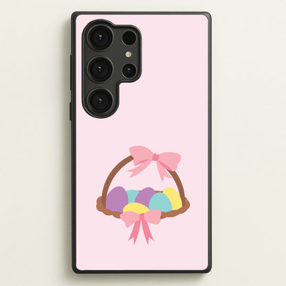 Pink Easter Basket  - Easter Phone Case for Galaxy S25 Ultra