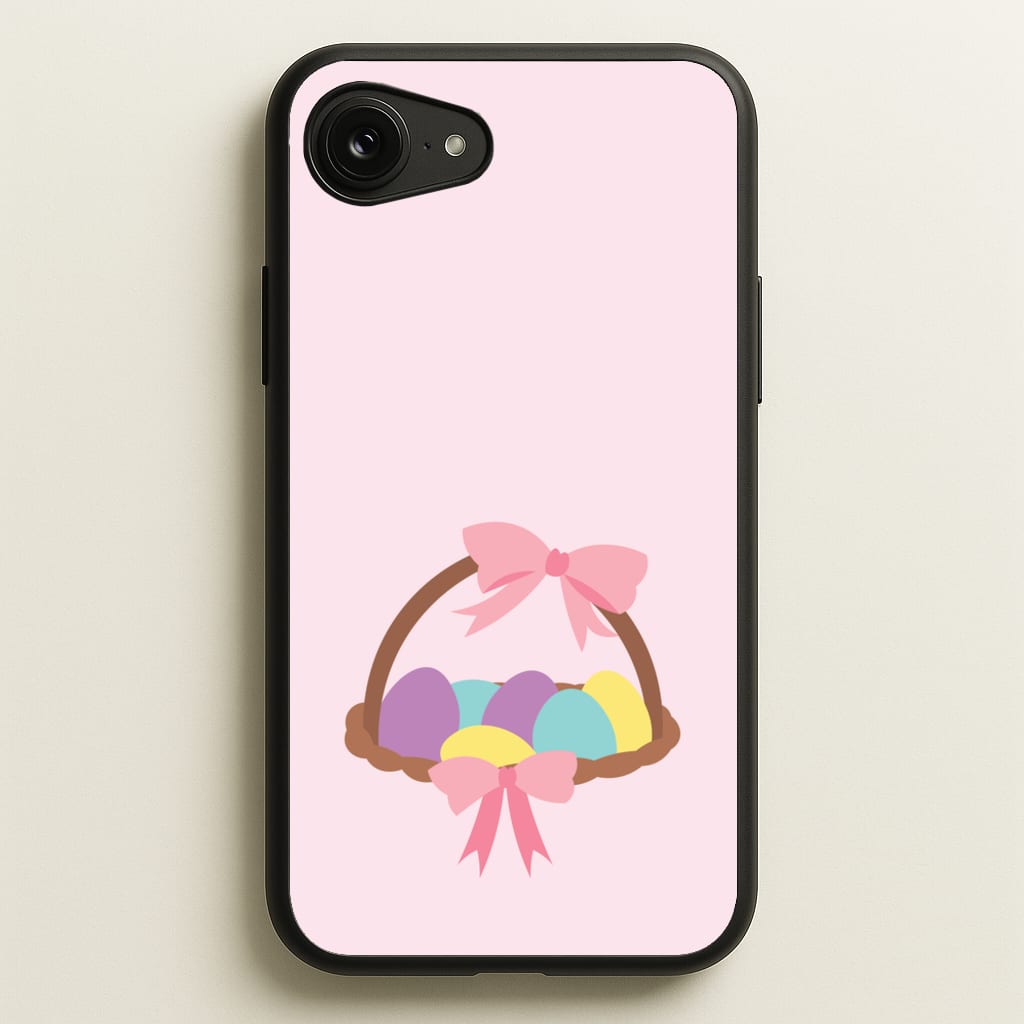 Pink Easter Basket  - Easter Phone Case for iPhone 16e