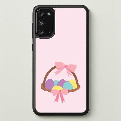 Pink Easter Basket  - Easter Phone Case for Galaxy Note 20