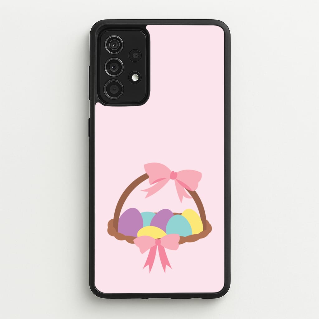Pink Easter Basket  - Easter Phone Case for Galaxy A52 / A52s