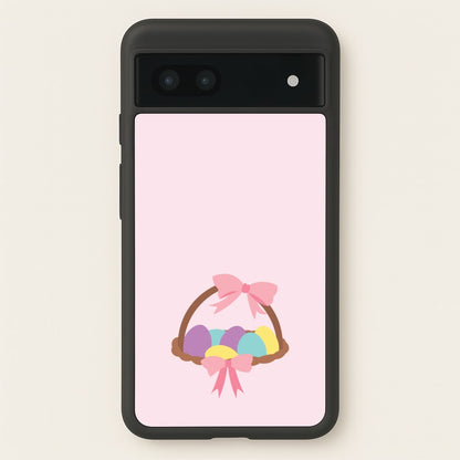 Pink Easter Basket  - Easter Phone Case for Google Pixel 7a