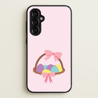 Pink Easter Basket  - Easter Phone Case for Galaxy A54