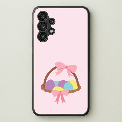 Pink Easter Basket  - Easter Phone Case for Galaxy A13