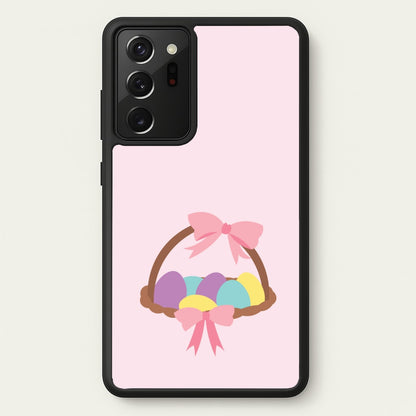 Pink Easter Basket  - Easter Phone Case for Galaxy Note 20 Ultra