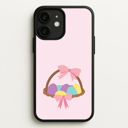 Pink Easter Basket  - Easter Phone Case for iPhone 11