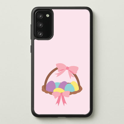 Pink Easter Basket  - Easter Phone Case for Galaxy S20