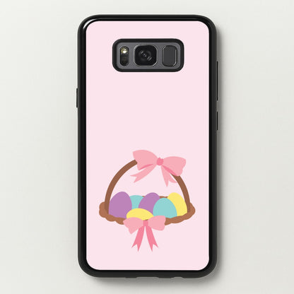 Pink Easter Basket  - Easter Phone Case for Galaxy S8