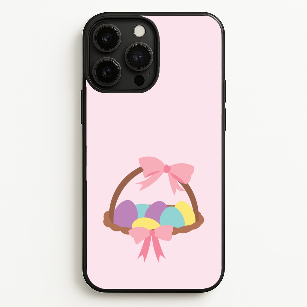 Pink Easter Basket  - Easter Phone Case for iPhone 13 Pro Max