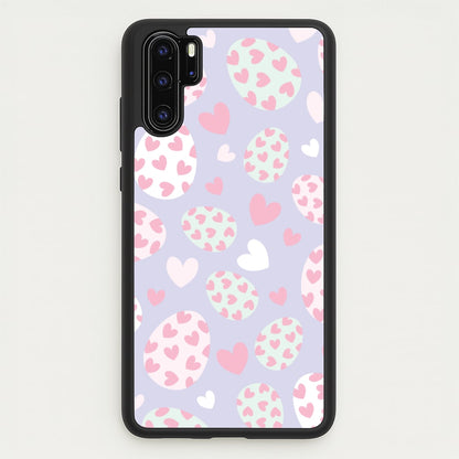 Heart Easter Eggs Pattern  - Easter Phone Case for Huawei P30 Pro