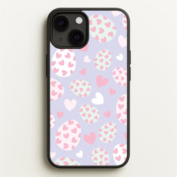 Heart Easter Eggs Pattern  - Easter Phone Case for iPhone 13 Mini