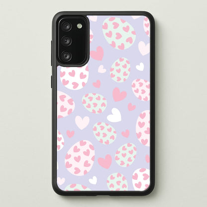 Heart Easter Eggs Pattern  - Easter Phone Case for Galaxy A41