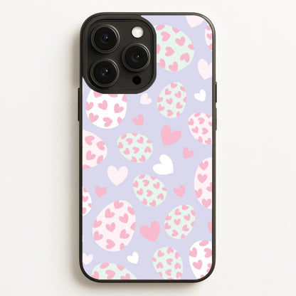 Heart Easter Eggs Pattern  - Easter Phone Case for iPhone 12 Pro Max