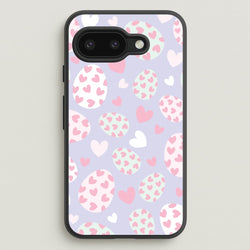 Heart Easter Eggs Pattern  - Easter Phone Case for Google Pixel 9a