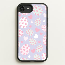 Heart Easter Eggs Pattern  - Easter Phone Case for iPhone 6 Plus / 7 Plus / 8 Plus