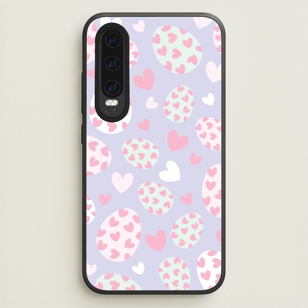 Heart Easter Eggs Pattern  - Easter Phone Case for Huawei P30